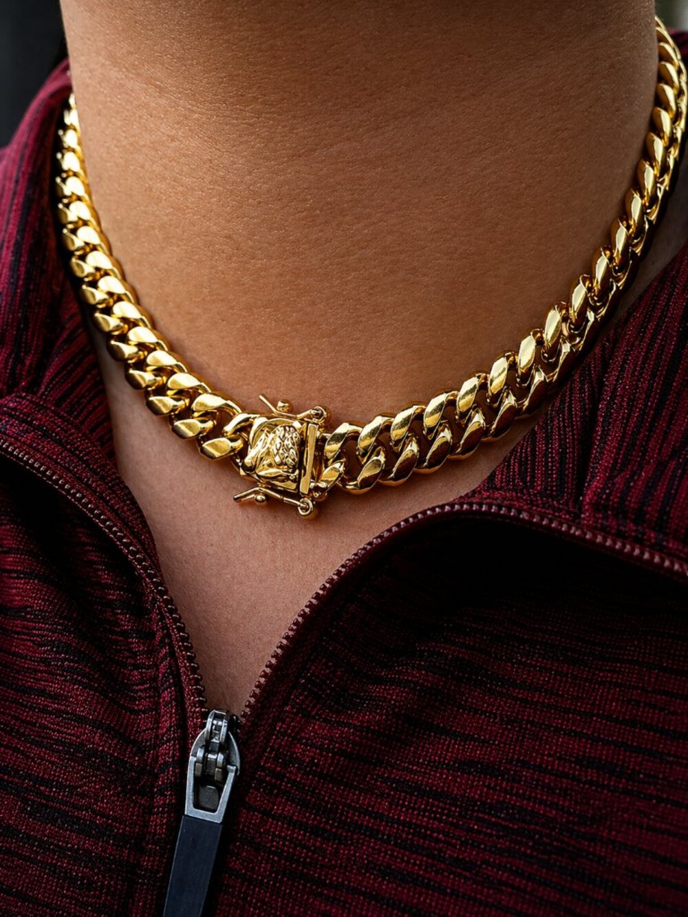 Stainless Steel Luxury Cuban Link 12mm Chain